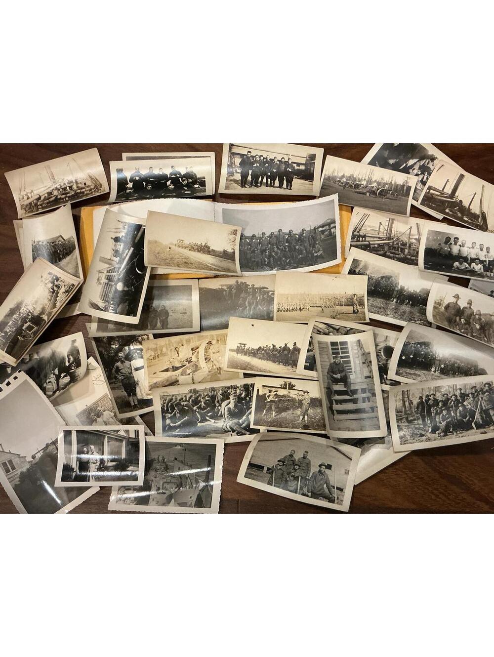 Vintage Black and White Photographs Great War WWII Soldier Collection